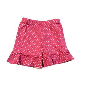 New Eleanor Rose Brailey Shorts Size 4-5 Garden Daisies Ruffle Knit Azalea Dot